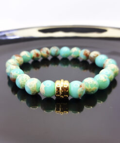 P346 - Pulseira Jaspe Imperial Verde