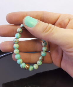 P346 - Pulseira Jaspe Imperial Verde
