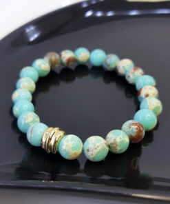 P346 - Pulseira Jaspe Imperial Verde