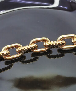 P352 - Pulseira Corrente Paris Dourada