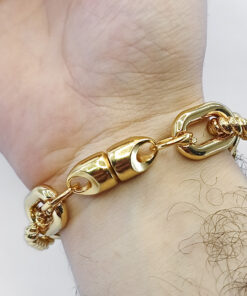 P352 - Pulseira Corrente Paris Dourada
