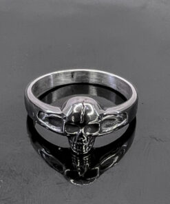 A005 Anel Caveira Aço Inox