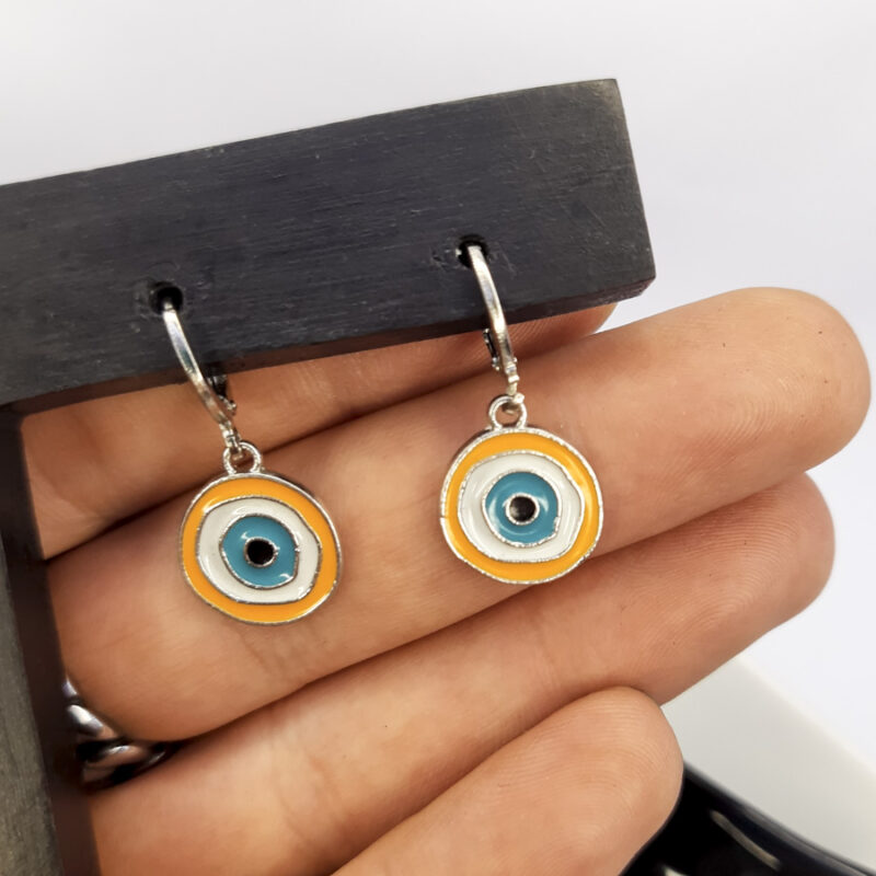 BP144 Brinco Olho Grego Laranja