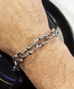 P354 Pulseira Corrente Rio Prata