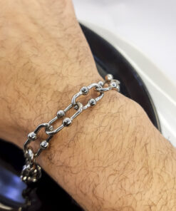 P354 Pulseira Corrente Rio Prata