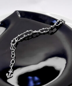P354 Pulseira Corrente Rio Prata