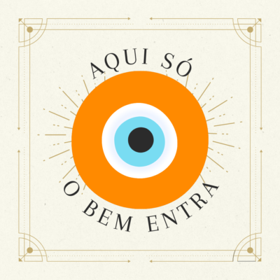 Olho Grego Laranja
