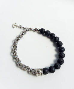 P362 - Pulseira Metá-Metá Lava Vulcânica