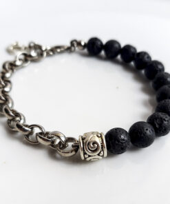 P362 - Pulseira Metá-Metá Lava Vulcânica