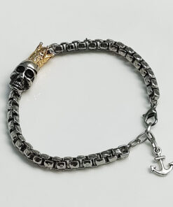P367 - Pulseira Corrente Caveira