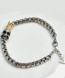 P367 - Pulseira Corrente Caveira