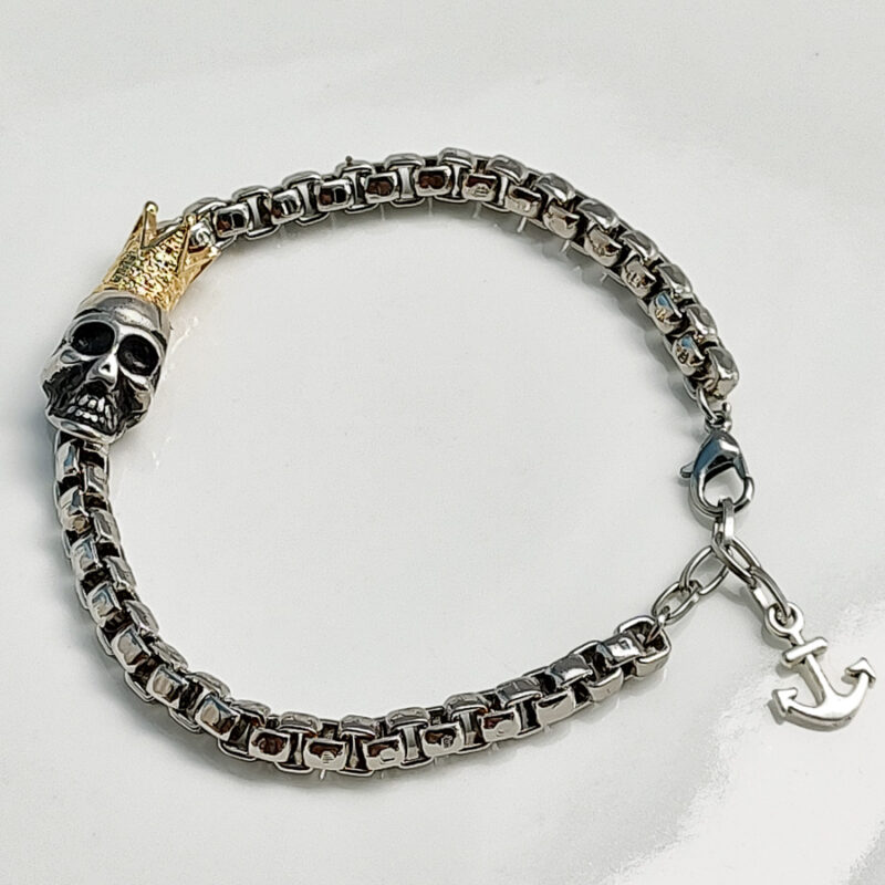 P367 - Pulseira Corrente Caveira