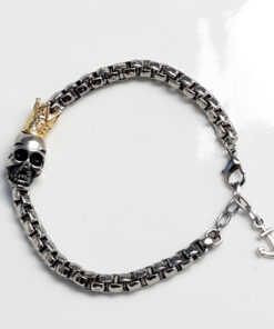 P367 - Pulseira Corrente Caveira