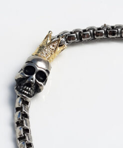 P367 - Pulseira Corrente Caveira