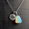 C180 - Colar do Signo Cancer com Pedra da Lua
