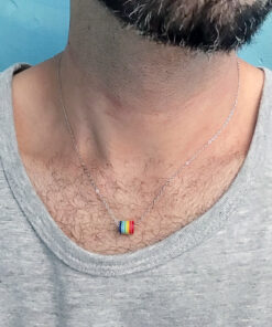 C192 - Colar do Orgulho LGBT+ Aço Inox