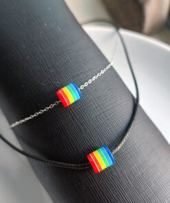 C192 - Colar do Orgulho LGBT+ Aço Inox
