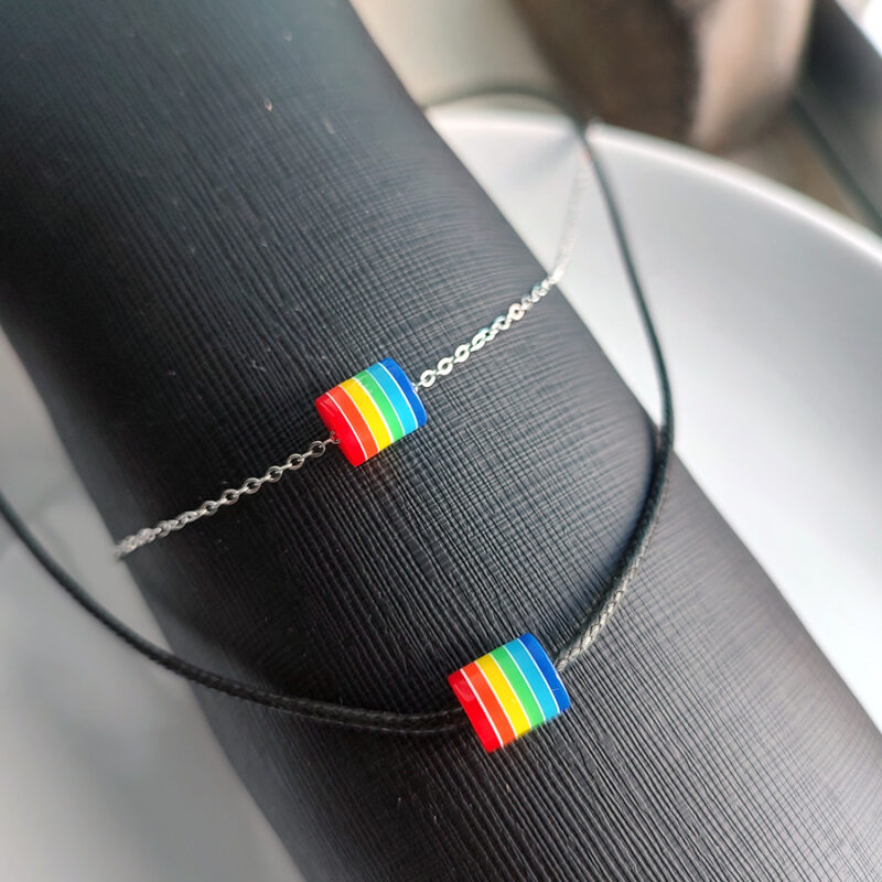 C192 - Colar do Orgulho LGBT+ Aço Inox