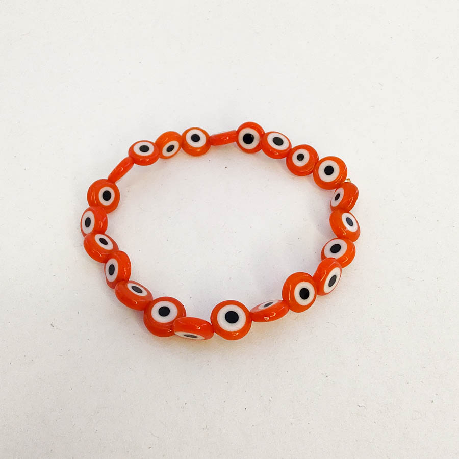 P338 - Pulseira Amuleto Olho Grego Laranja (1) P338 - Pulseira Amuleto Olho Grego Laranja