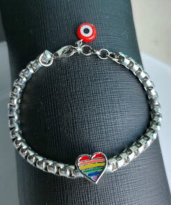 P341 - Pulseira Orgulho LGBT+ Corrente