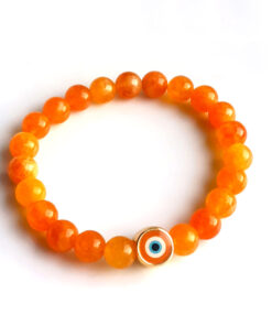 P370 - Pulseira Jade Laranja