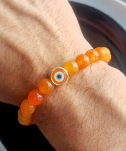 P370 - Pulseira Jade Laranja