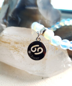 P375 - Pulseira do Signo Cancer Pedra da Lua