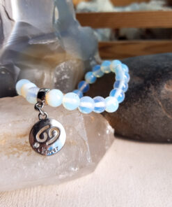 P375 - Pulseira do Signo Cancer Pedra da Lua