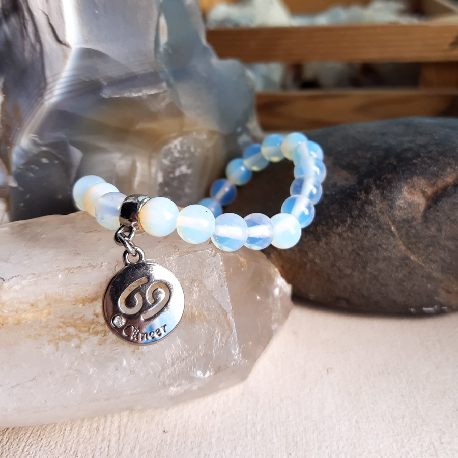 P375 - Pulseira Signo Cancer Pedra da Lua (17) P375 - Pulseira do Signo Cancer Pedra da Lua
