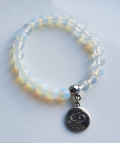 P375 - Pulseira do Signo Cancer Pedra da Lua