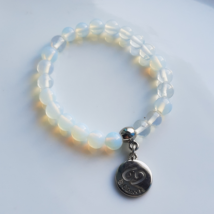 P375 - Pulseira do Signo Cancer Pedra da Lua (2) P375 - Pulseira do Signo Cancer Pedra da Lua