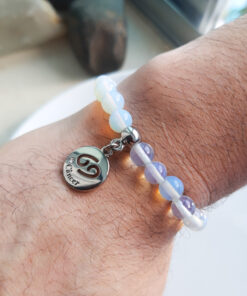P375 - Pulseira do Signo Cancer Pedra da Lua