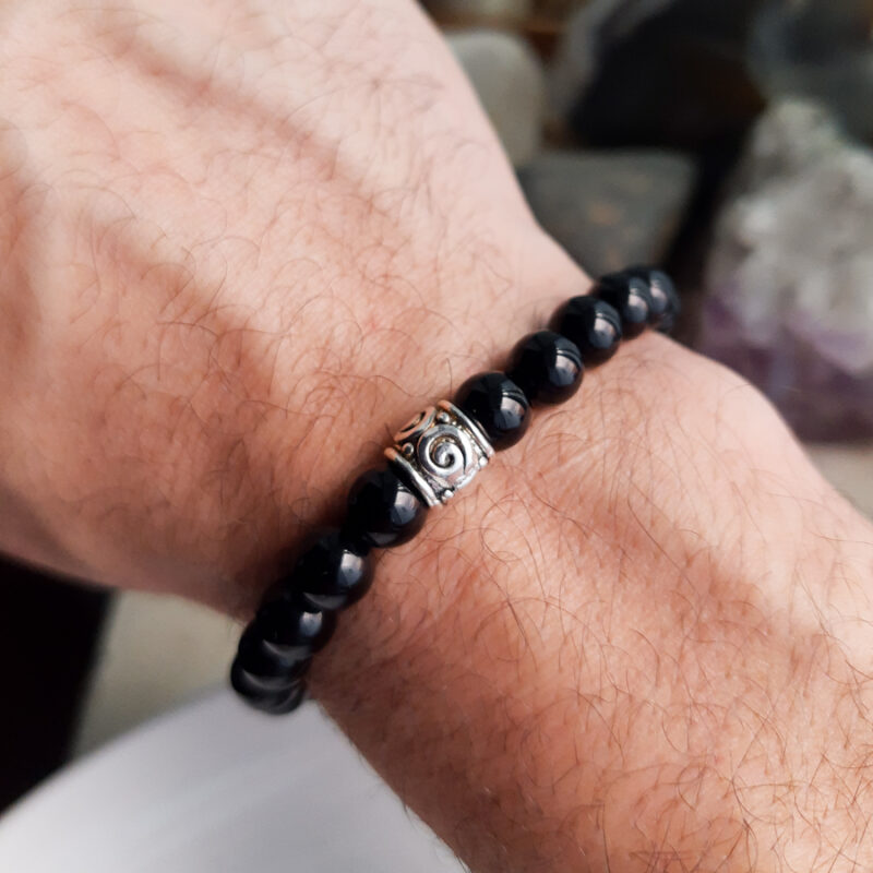 P385 - Pulseira de Pedra Ônix