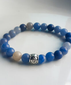 P390 - Pulseira Quartzo Azul