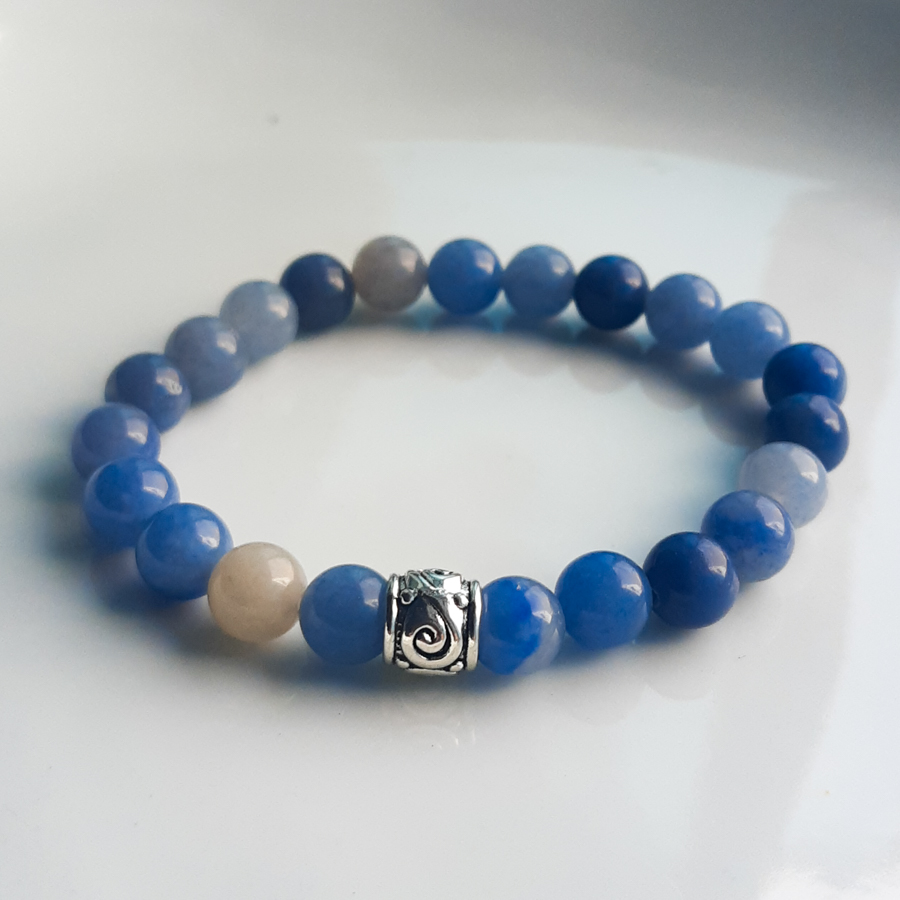 P390 - Pulseira Quartzo Azul (19) P390 - Pulseira Quartzo Azul