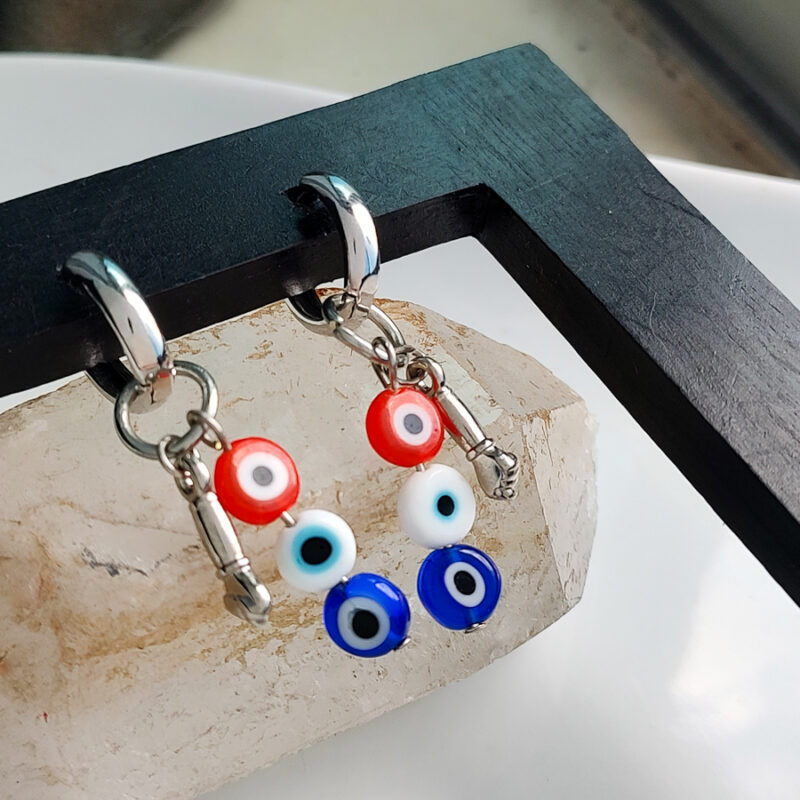 BP194 - Brinco Olho Grego com Figa