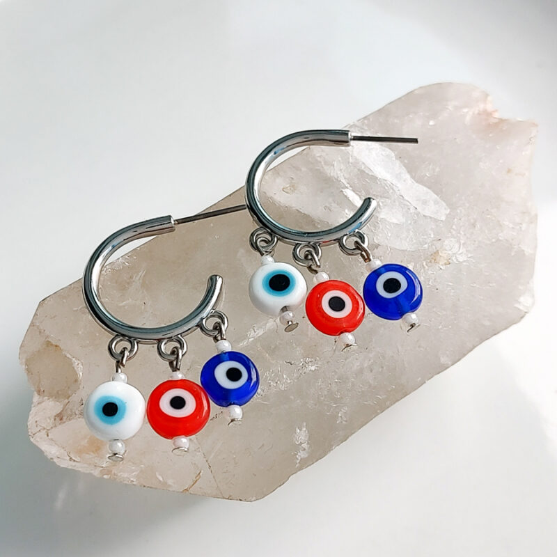 BP195 - Brinco Argola Olho Grego