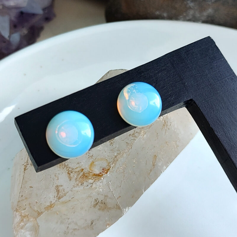 BP198 - Brinco Pedra da Lua Elegante