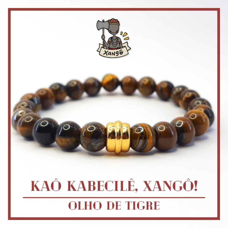 Xangô Pedra Olho de Tigre