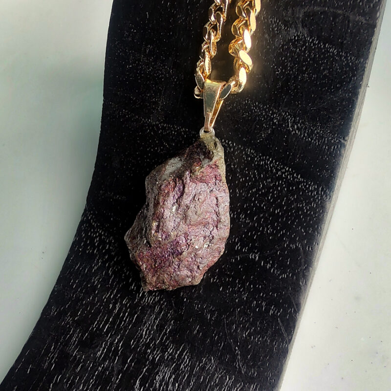 C203 - Colar Pedra Burnita