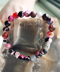 P396 - Pulseira de Pedra Rodonita