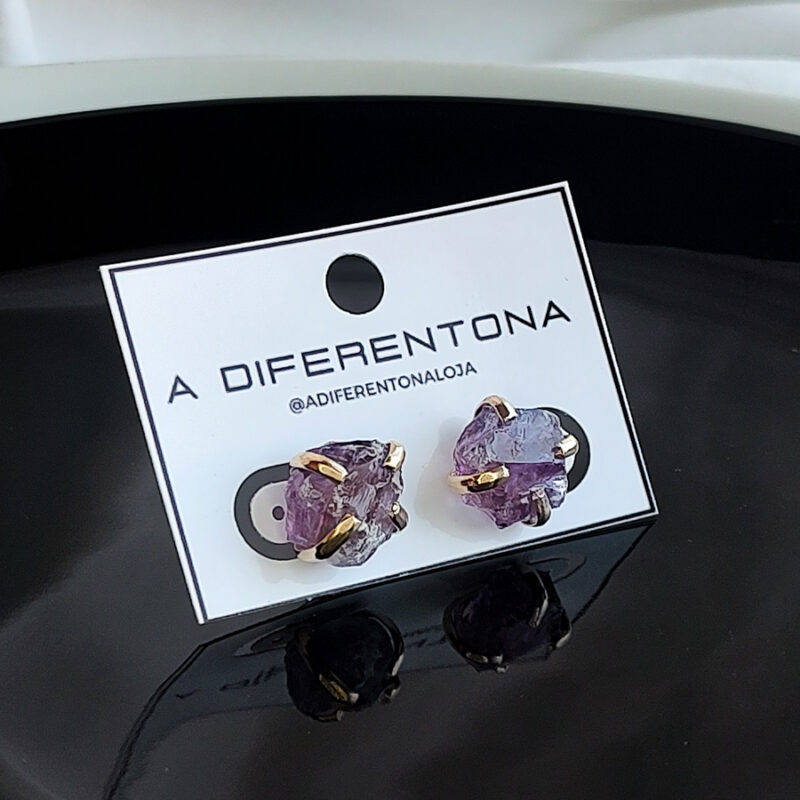 BP282 - Brinco Pedras Elementares Ametista
