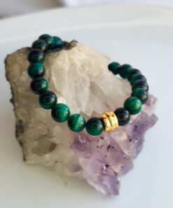 P399 - Pulseira Olho de Tigre Verde