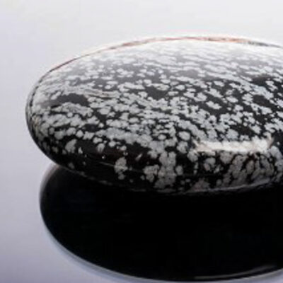 Pedra Obsidiana Floco de Neve
