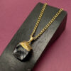 C229 - Colar Pedra Obsidianan Negra