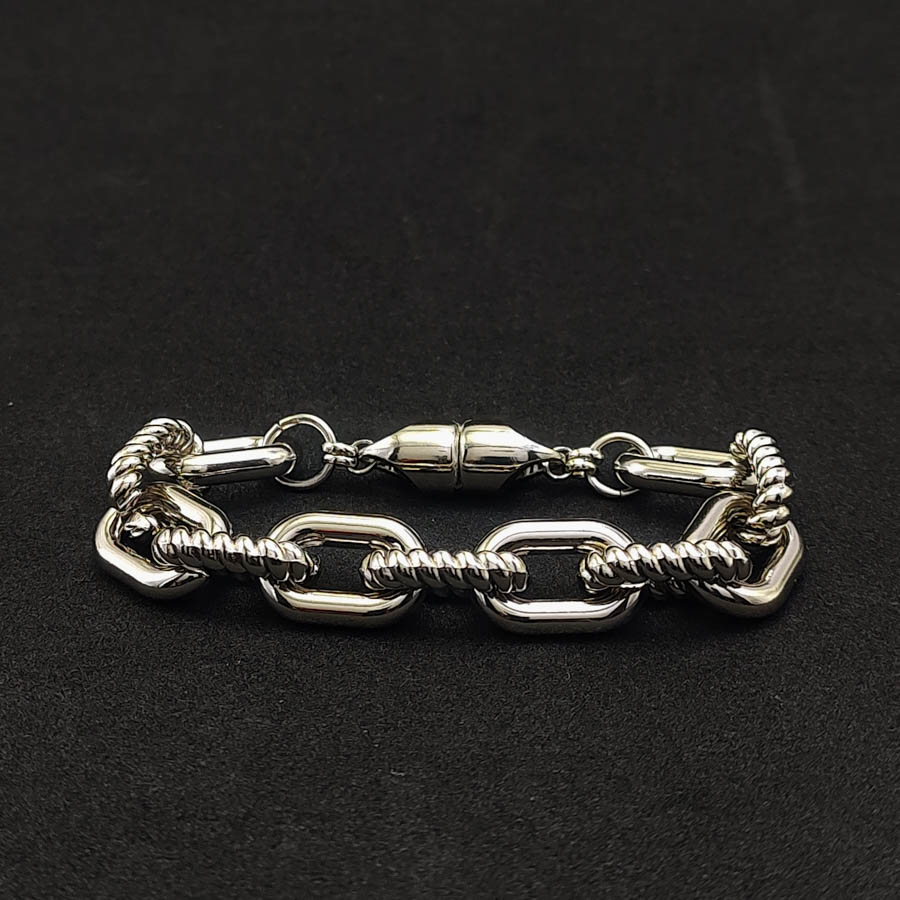 P407 - Pulseira Paris Prata (16) P407 - Pulseira Paris Prata