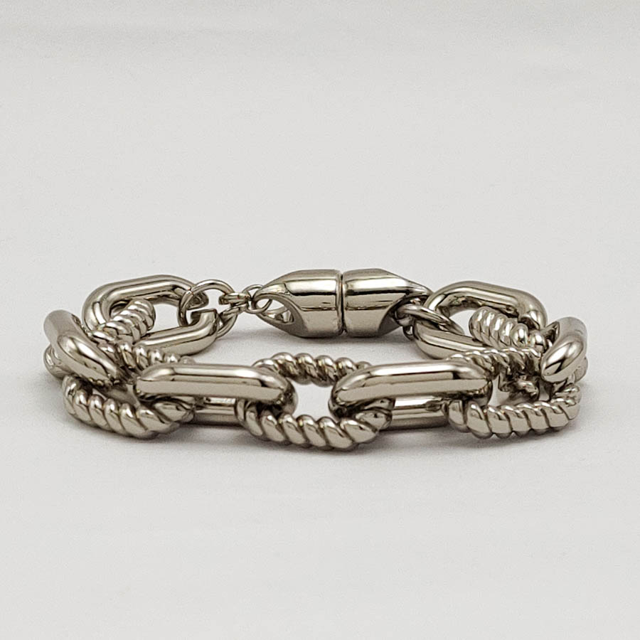 P407 - Pulseira Paris Prata (7) P407 - Pulseira Paris Prata